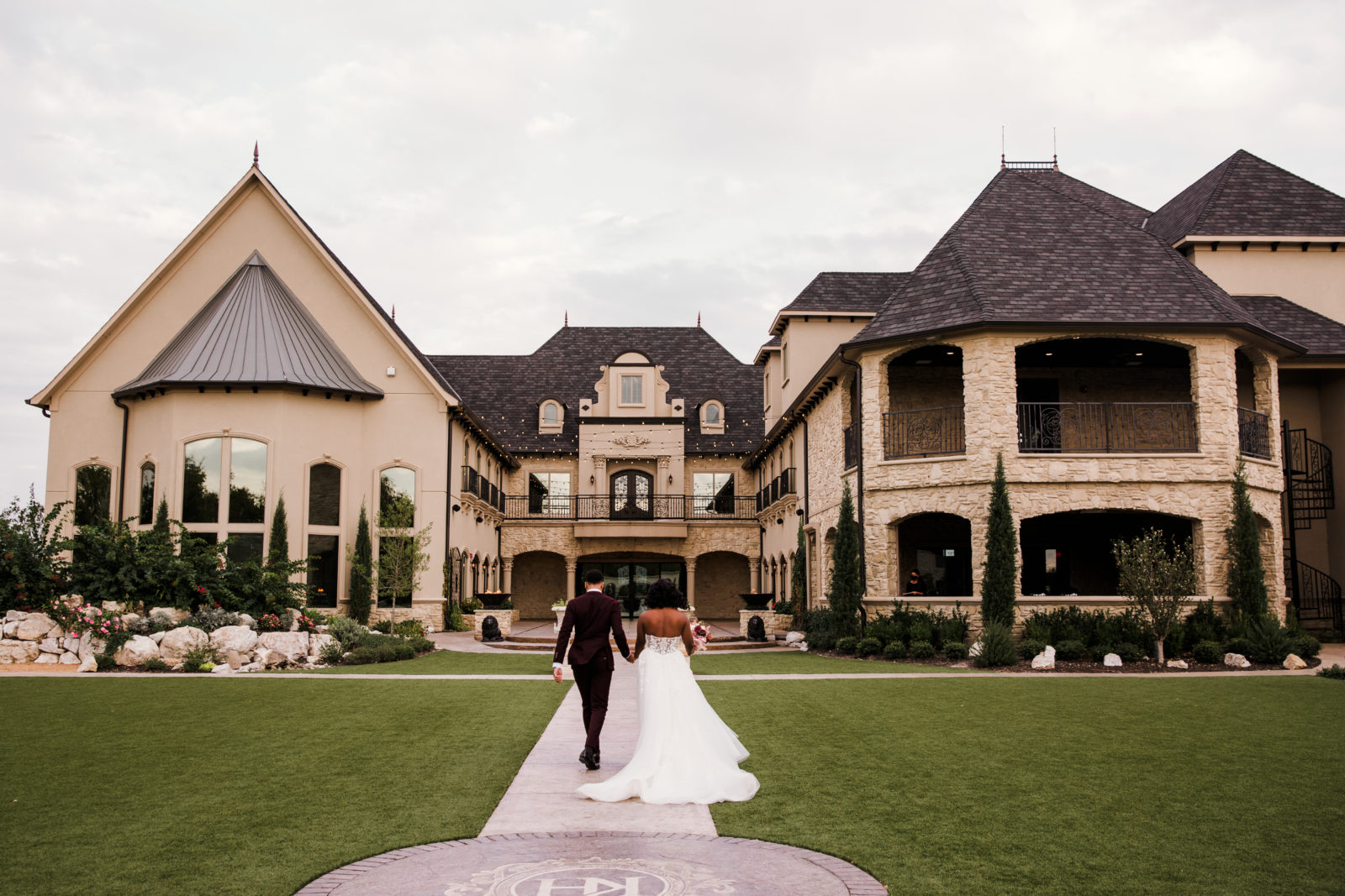 Classy Burgundy & Navy Fall Knotting Hill Place Wedding